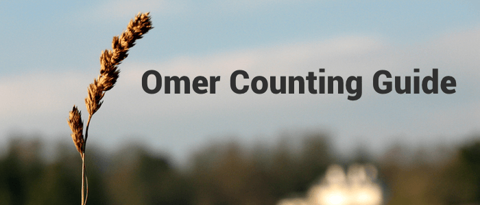 2015 Omer Counting Guide