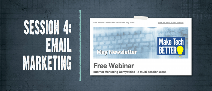 Internet Marketing Demystified 4 – All about Email